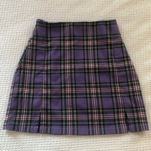 purple print brandy cara skirt